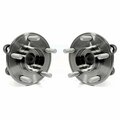 Kugel Rear Wheel Bearing And Hub Assembly Pair For Ford Fusion Lincoln MKZ K70-100749